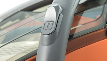 Механическое управления мощностью на рукоятке шланга.