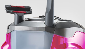 Зберігання аксесуарів на корпусі під час прибирання.