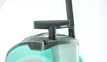 Зберігання аксесуарів на корпусі під час прибирання.