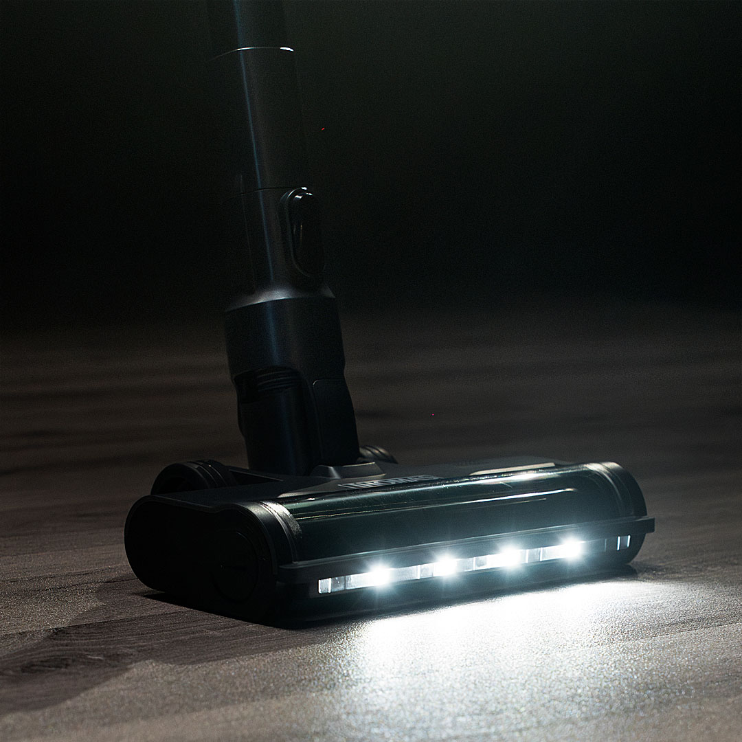 BX 7, LED-подсветка на насадке  для пола для уборки в темных местах