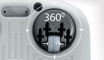 Мийний пилосос THOMAS, передні ходові ролики обертаються на 360 градусів і забезпечують легкість пересування