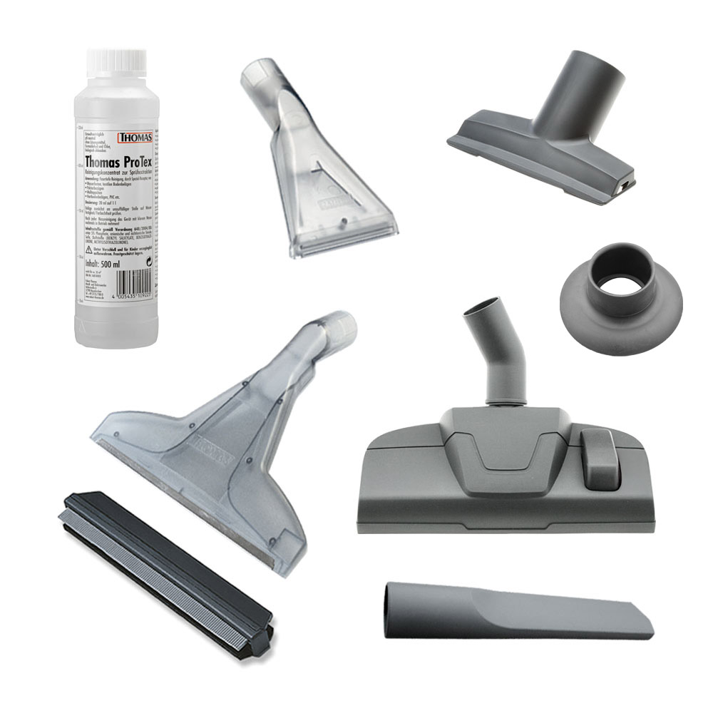 Мийний пилосос THOMAS Bravo 20S Aquafilter, насадки для сухого і вологого прибирання 