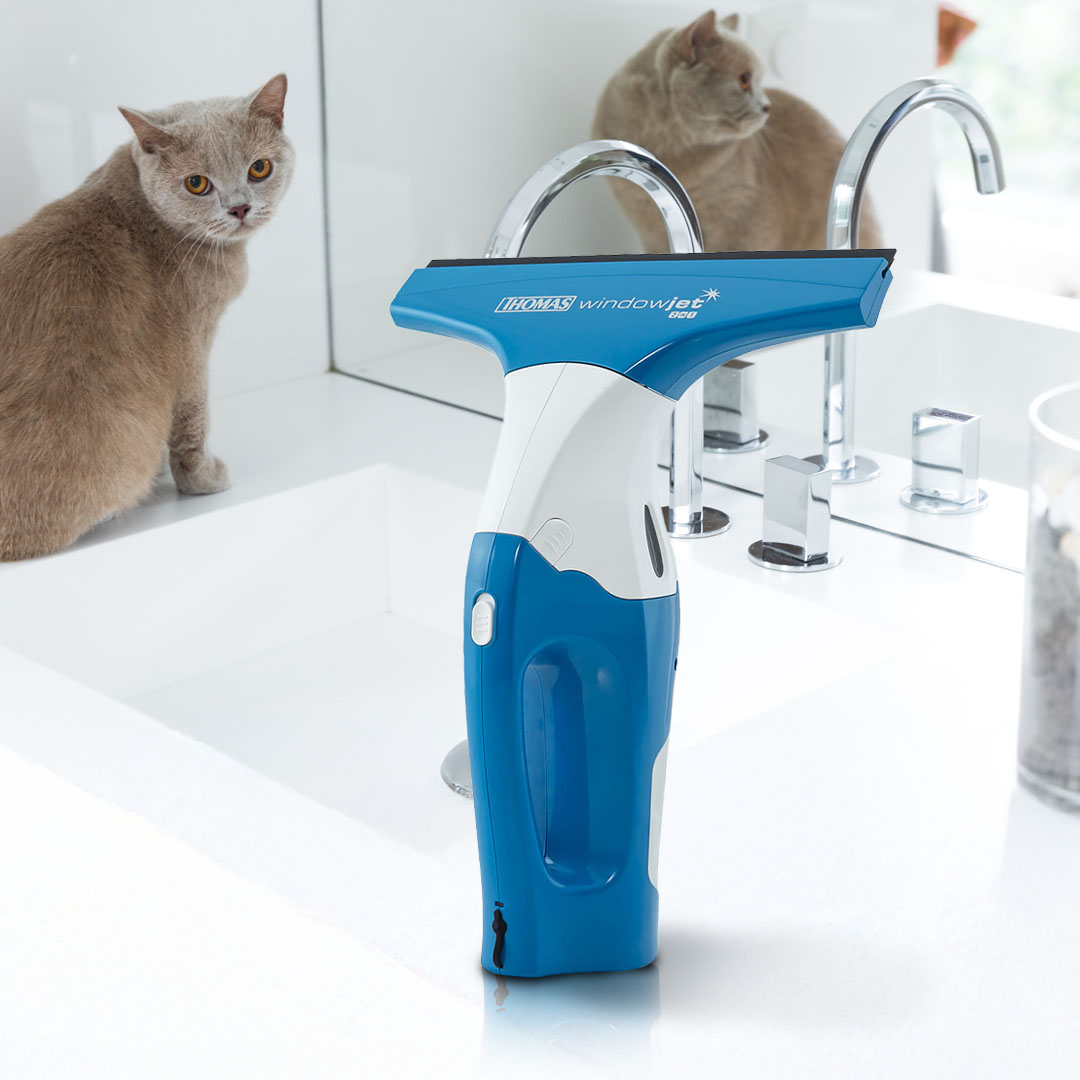 THOMAS Window Jet 2in1, effortless, spotless cleaning for windows and mirrors