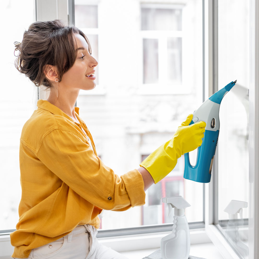 THOMAS Window Jet mini vacuum cleaner, minimal weight makes it easy to hold the device in your hand 